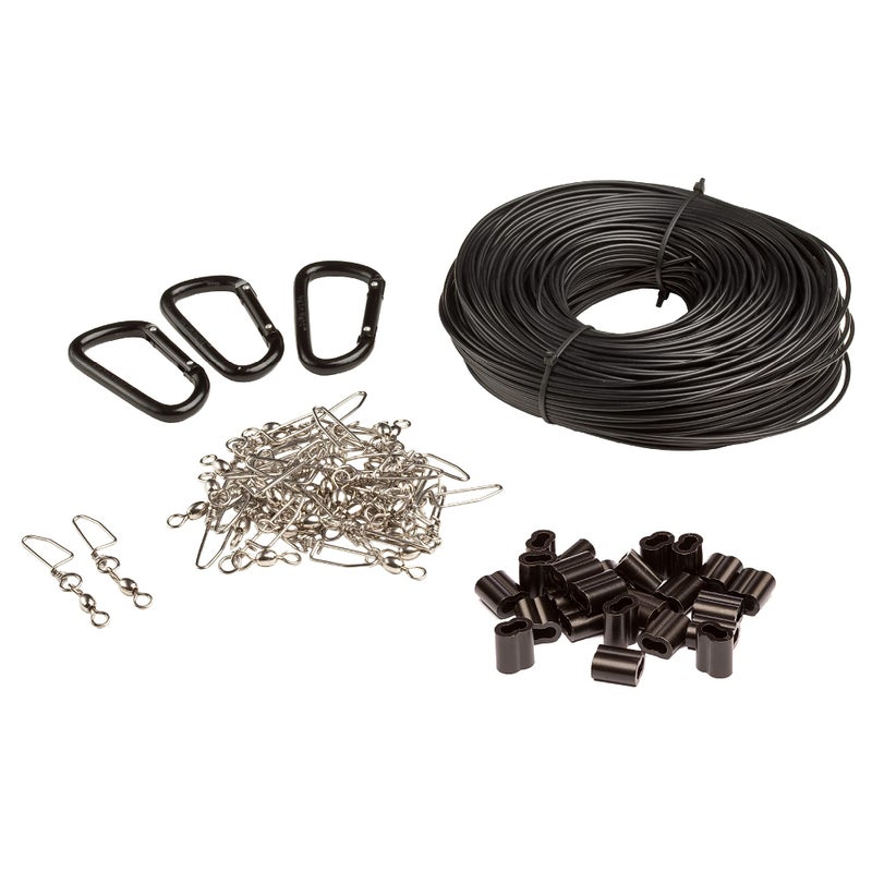 Rig Em Right Rig'Em Right Waterfowl Do-It-Yourself Custom Texas Style Decoy Anchor Rigging System - Build 3-Dozen, Eight Foot Long Rigs - Image 1